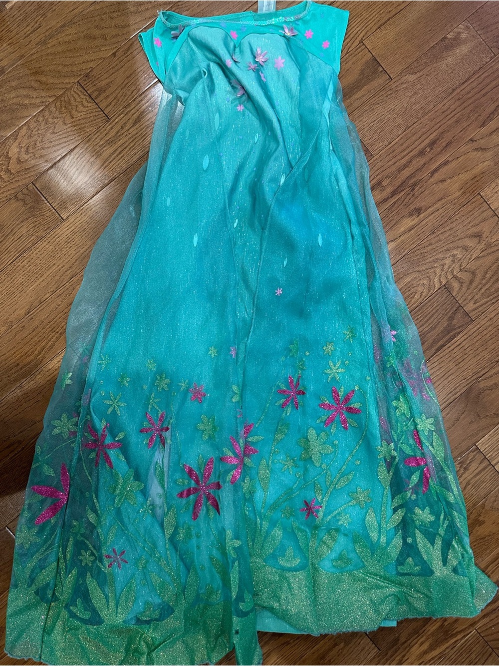 Girls' Frozen Fever Elsa Costume Dress 8-10